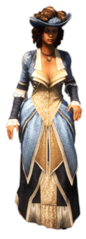Elegantes Blau - Assassin's Creed Liberation